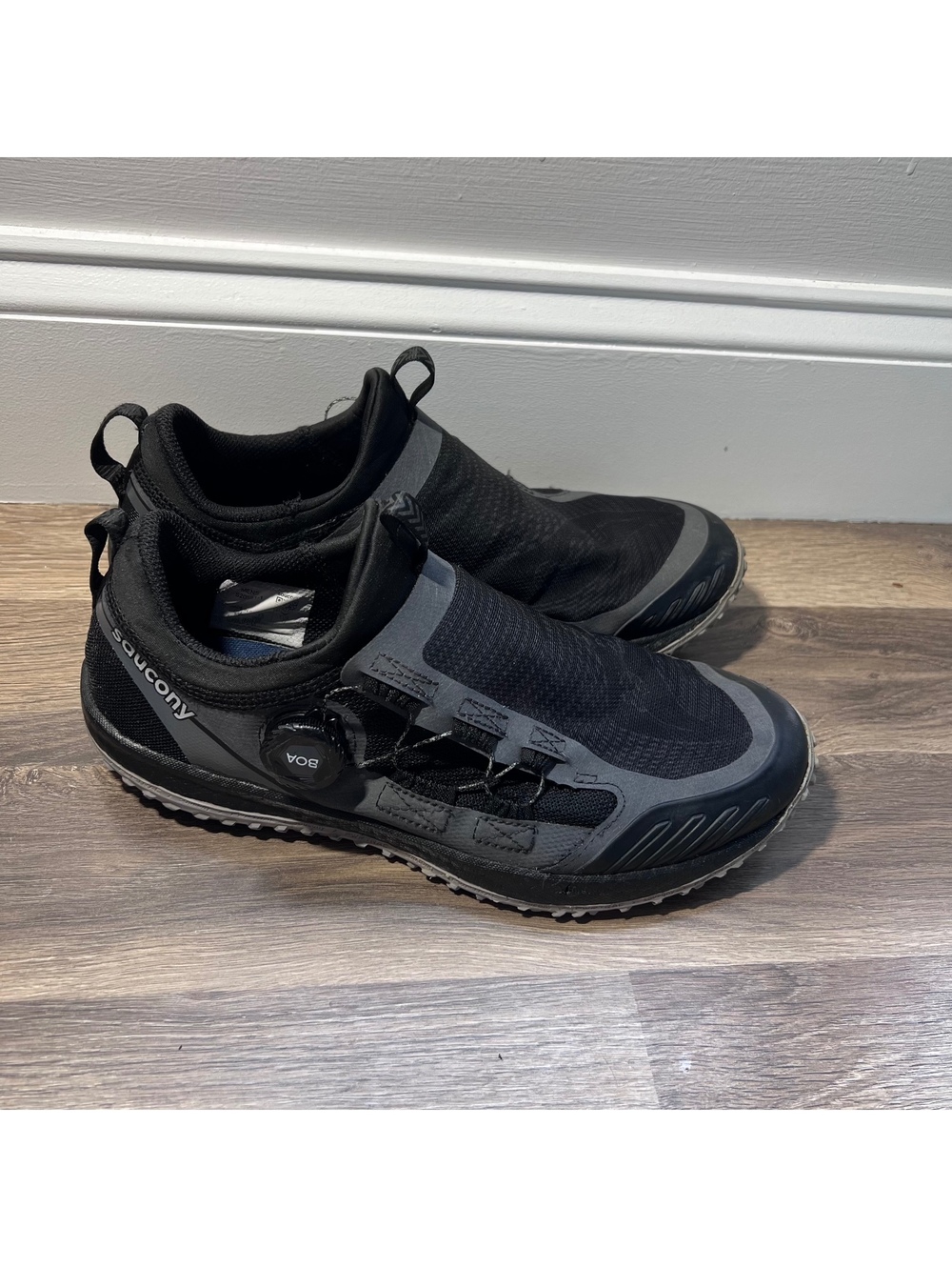 Saucony Black Trail Running Shoes, Men's Size 8.5